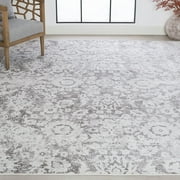 5x7 Modern Gray Area Rugs for Living Room | Bedroom Rug | Dining Room Rug | Indoor Entry or Entryway Rug | Kitchen Rug | Alfombras para Salas 5'3'' x 7'3''